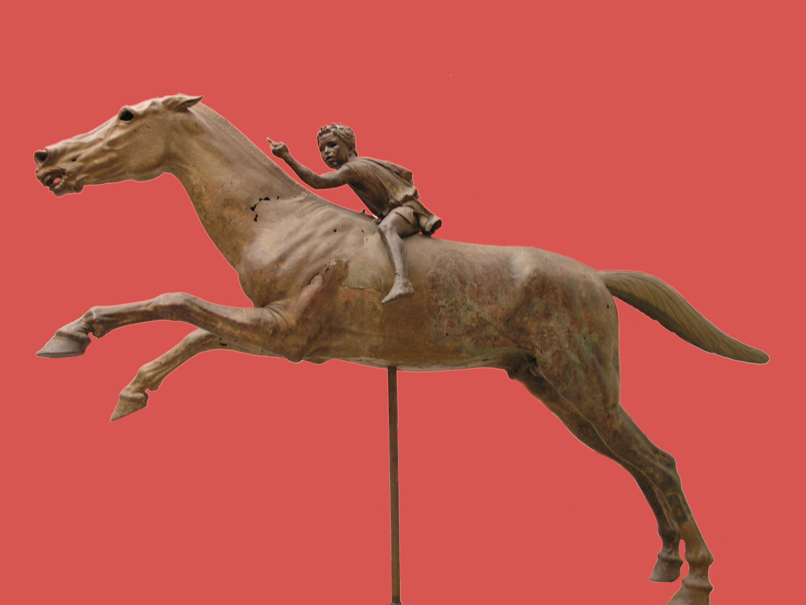 Greek marble statue