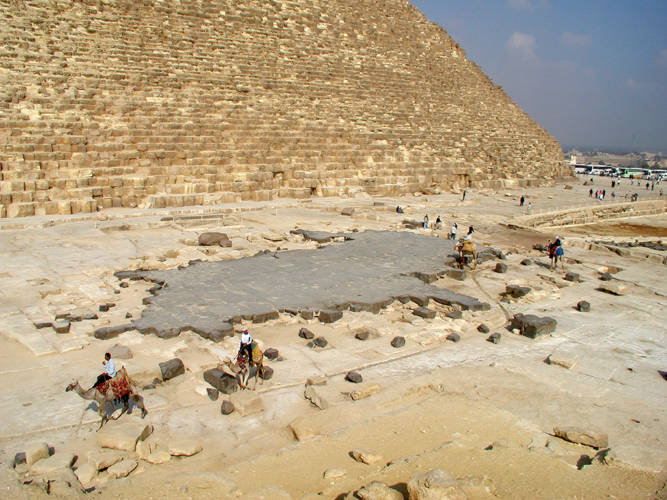 Giza pyramids desert Egypt