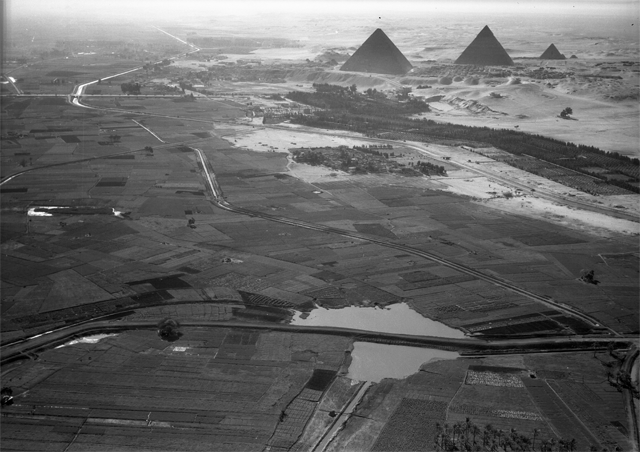 Giza pyramids desert Egypt