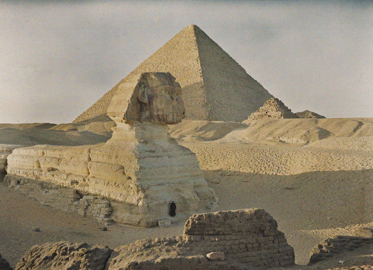 Giza pyramids desert Egypt