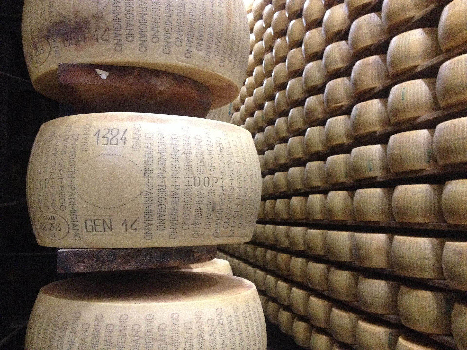 Parmigiano Reggiano wheels