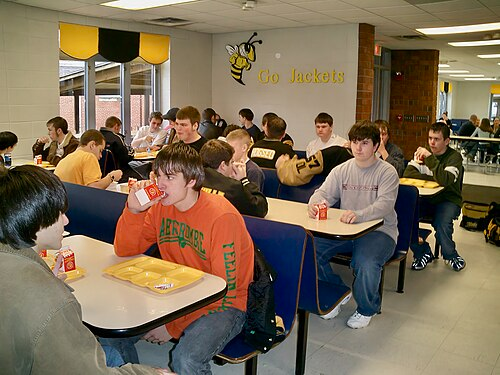 school canteen