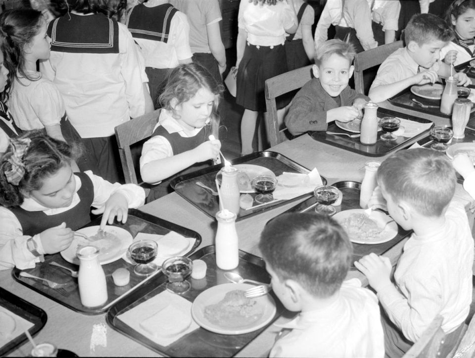 school canteen