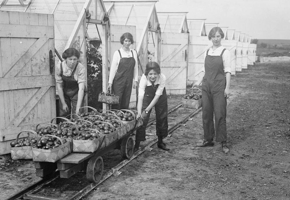 vintage workers