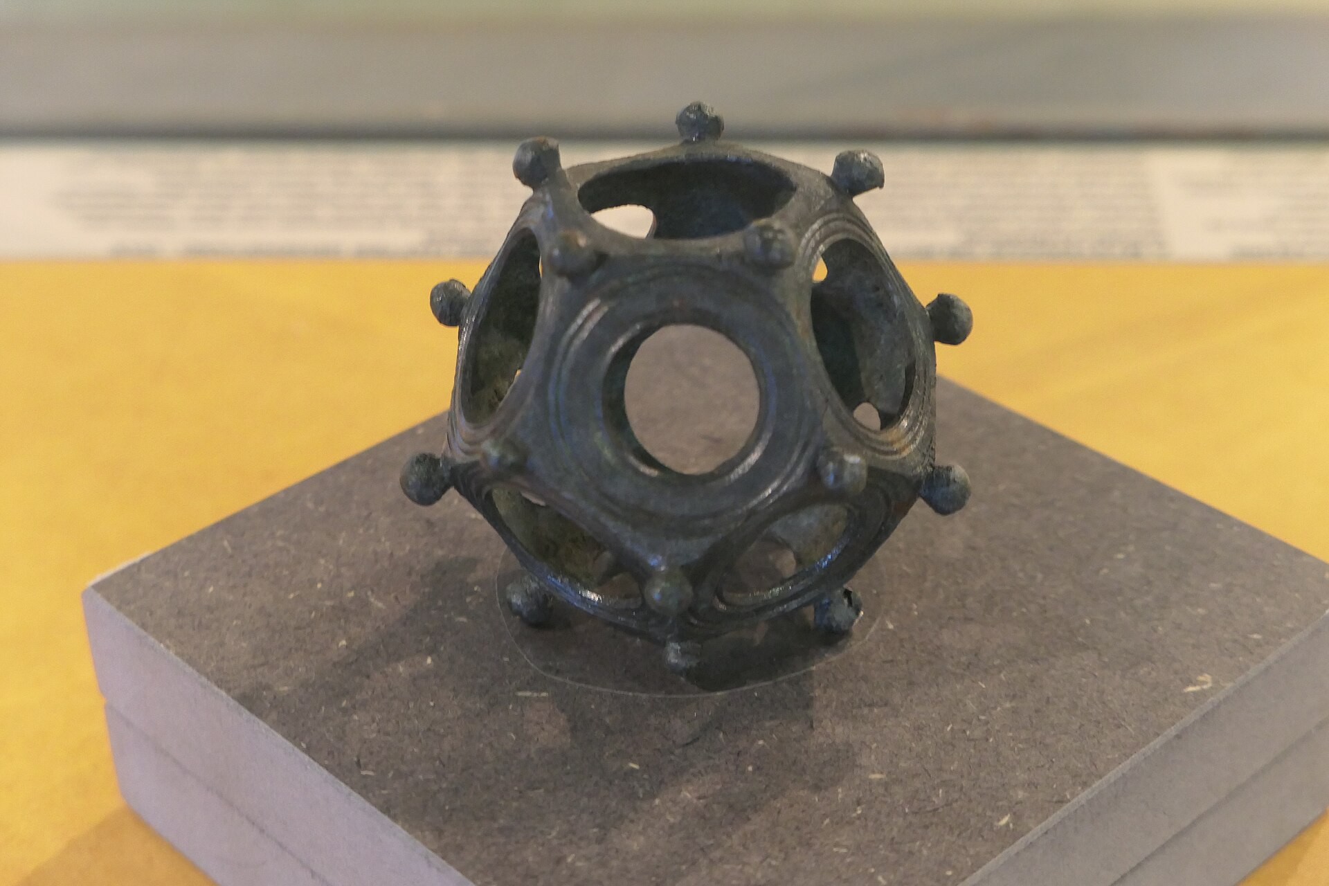 Roman dodecahedron bronze