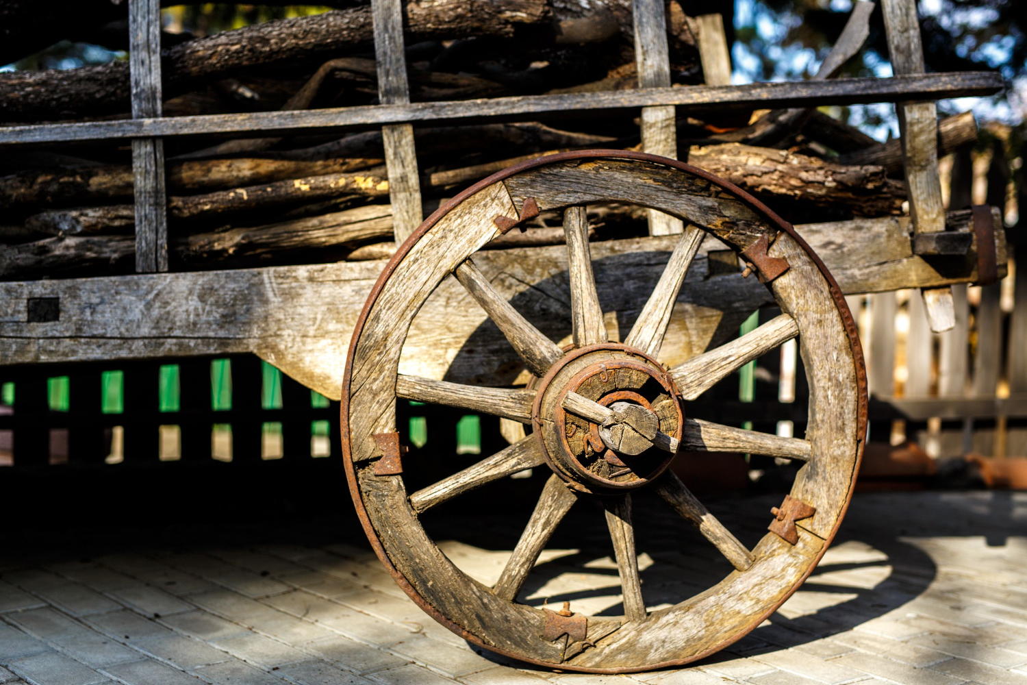 wooden wheel
