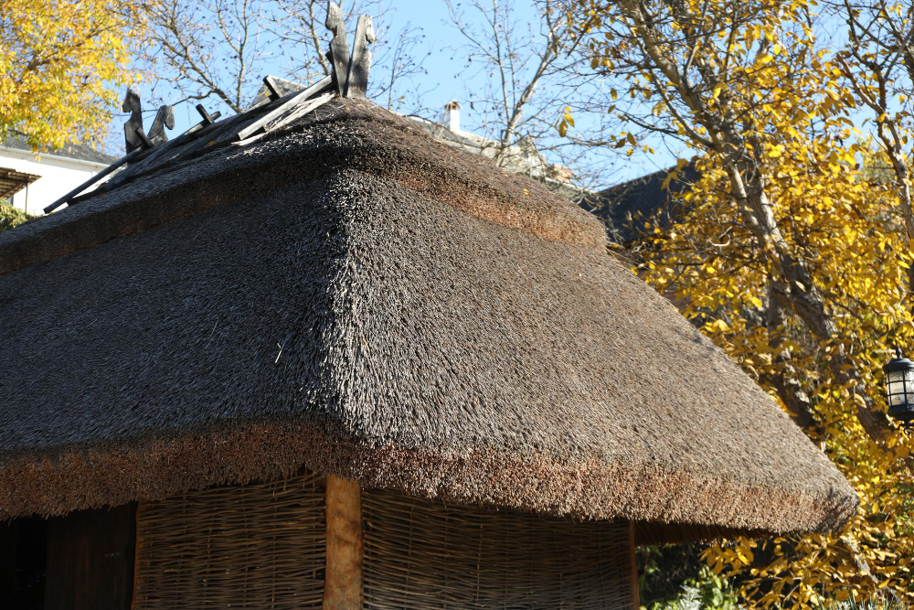thatched roof