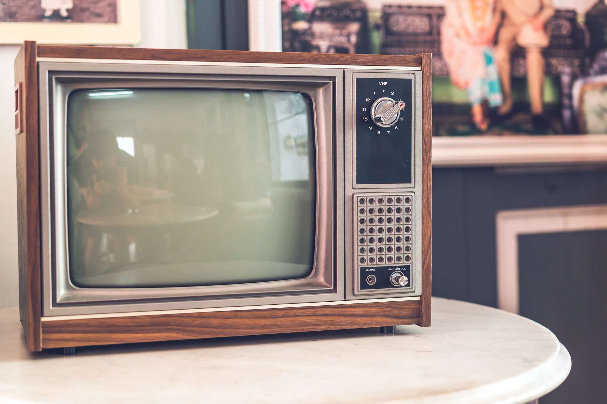 vintage television