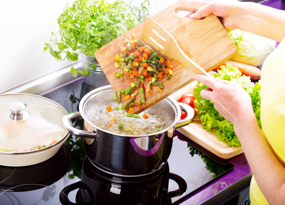 vegetables cooking