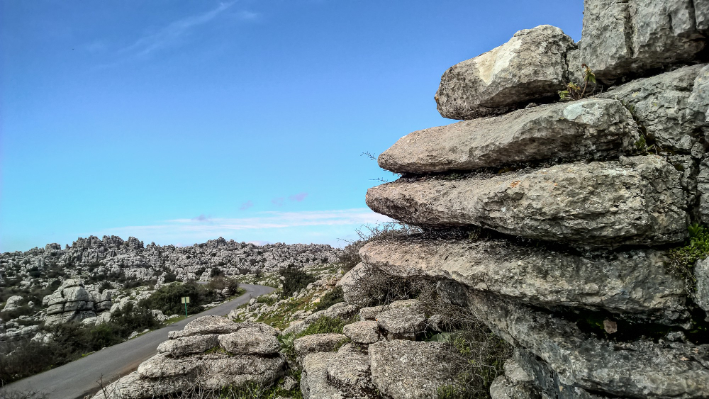 Hilltop boulders