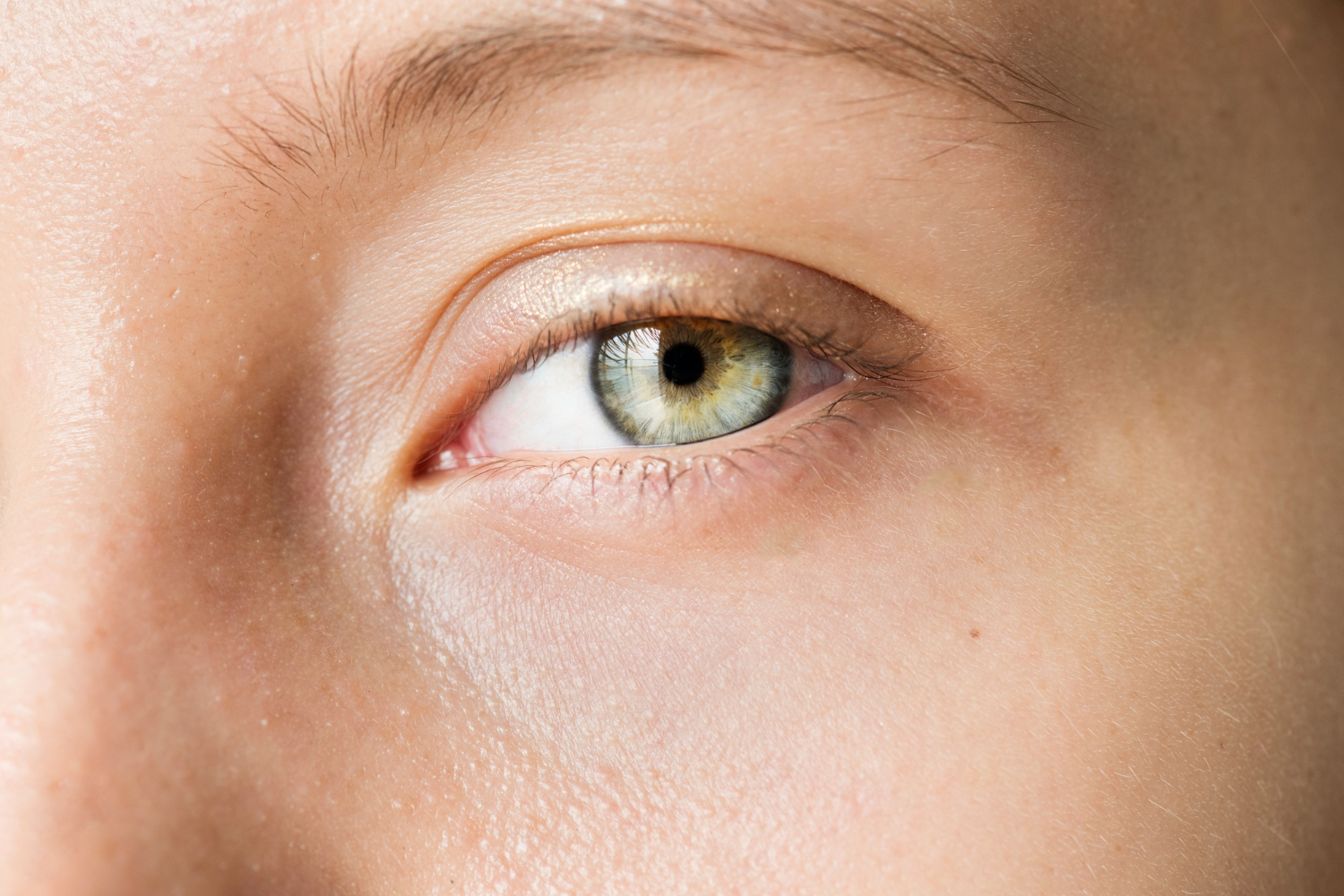 human eye close up
