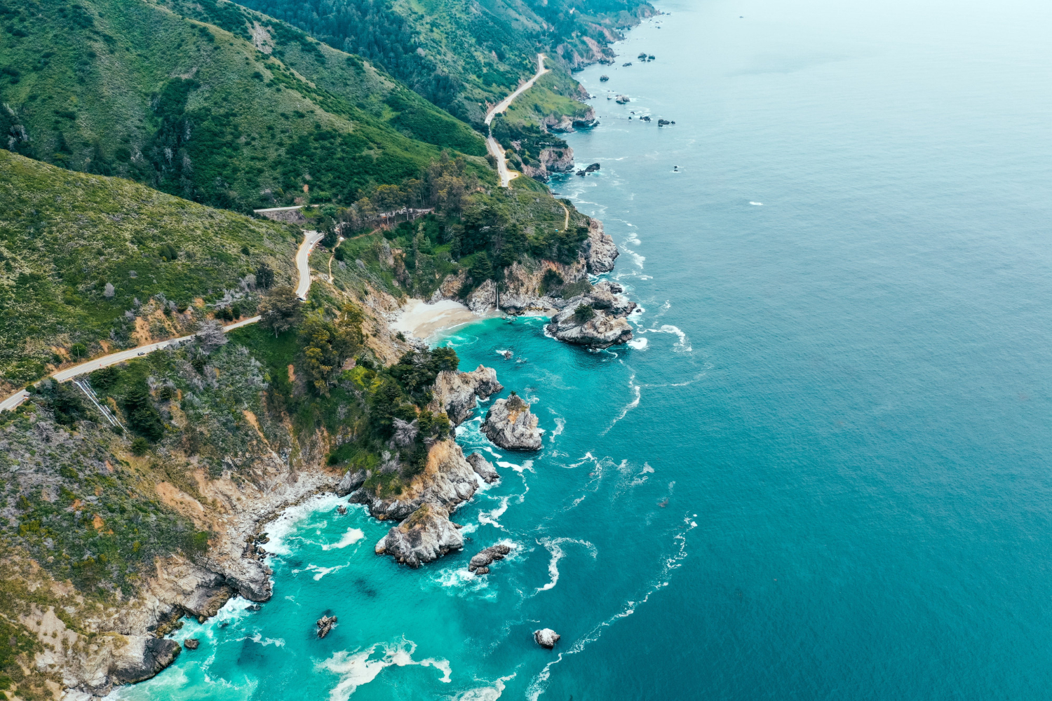 peninsula aerial coastline