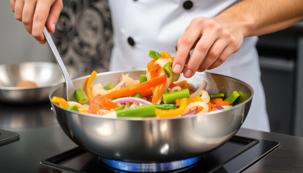 vegetables cooking