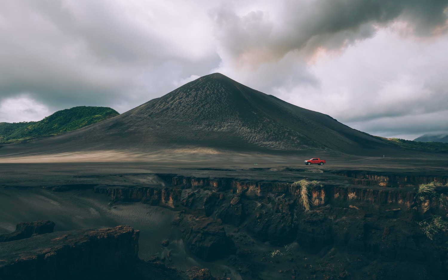 volcanic landscape
