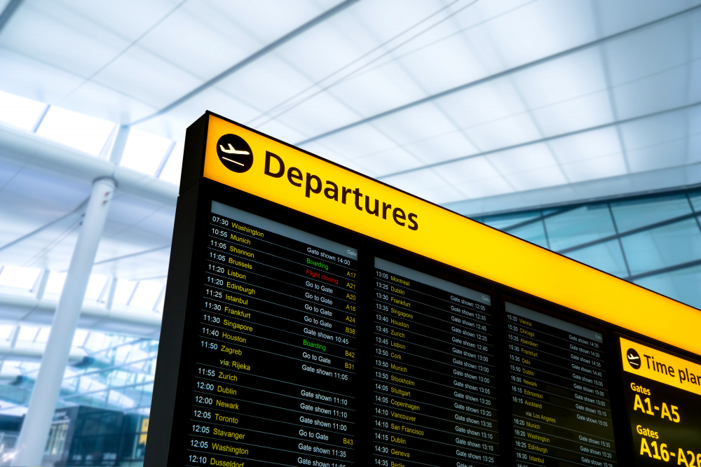 departure board station