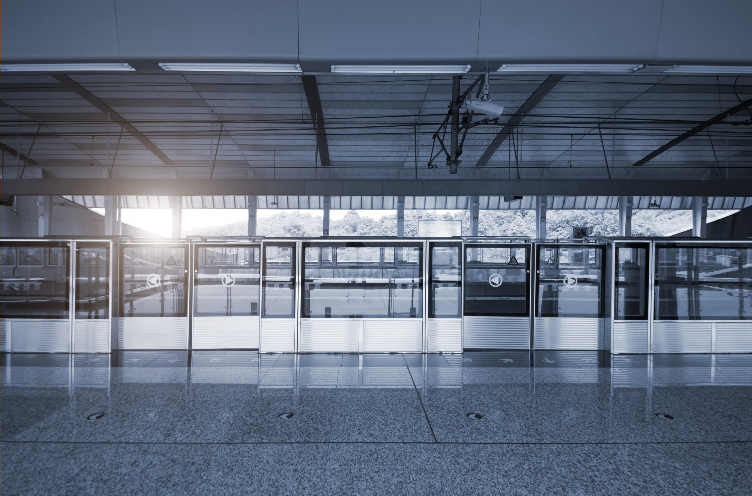 empty station platform