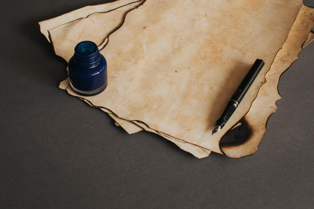 manuscript handwriting ink