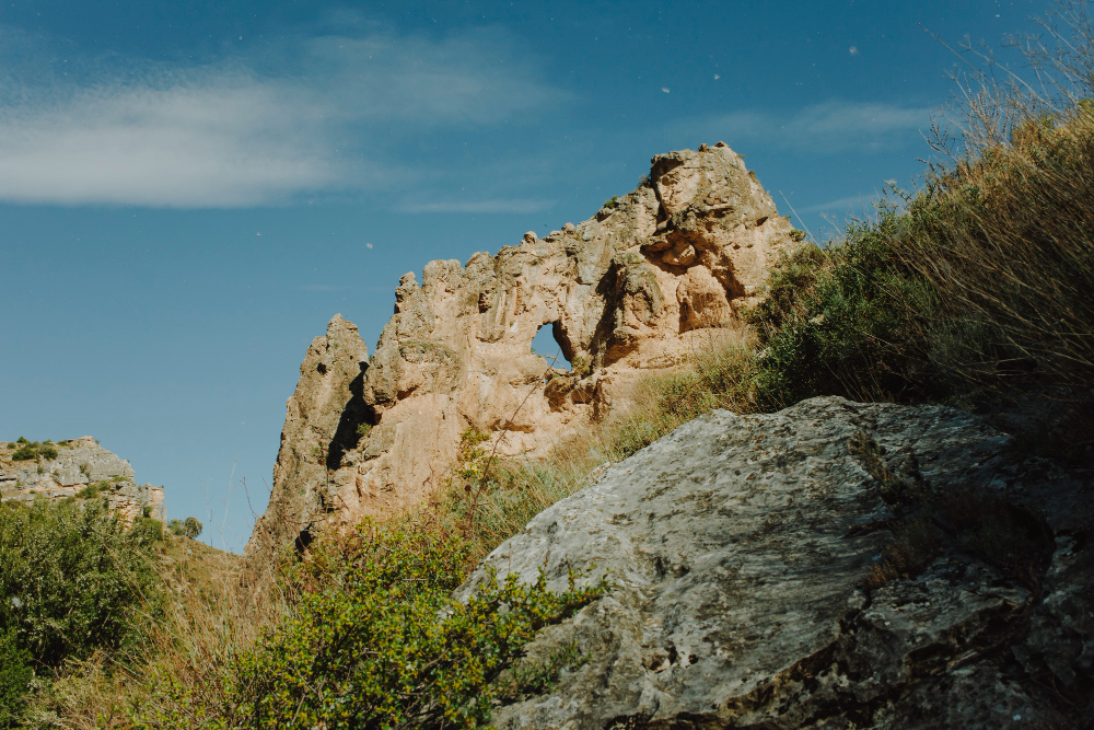 Hilltop boulders