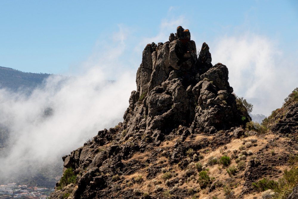 Hilltop boulders