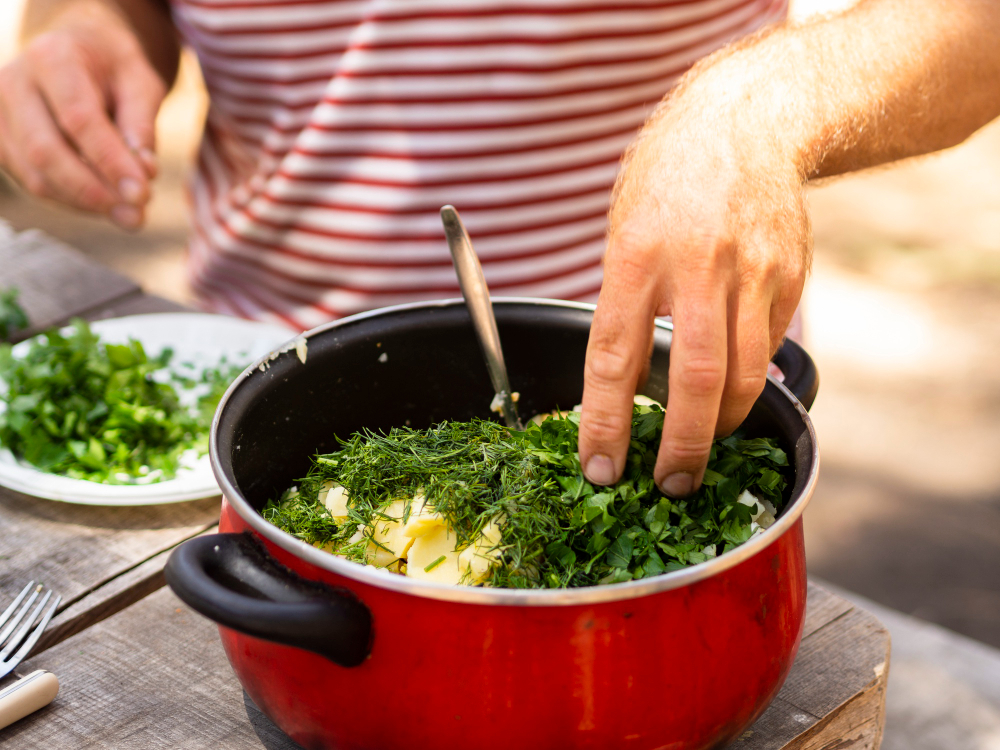 simmering