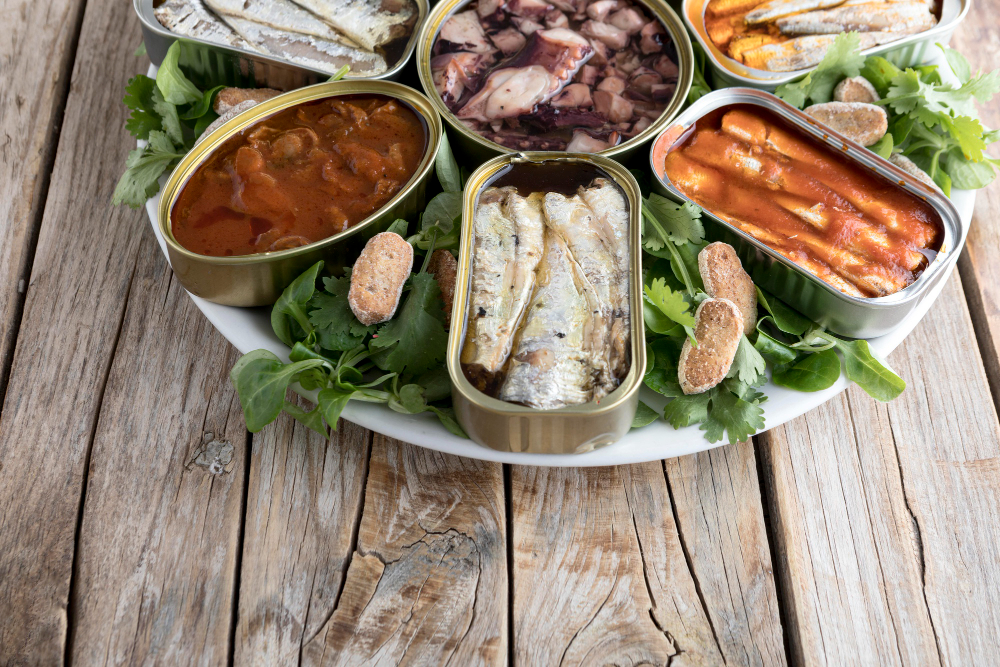 tin cans food