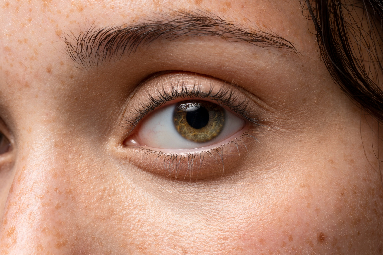 human eye close up