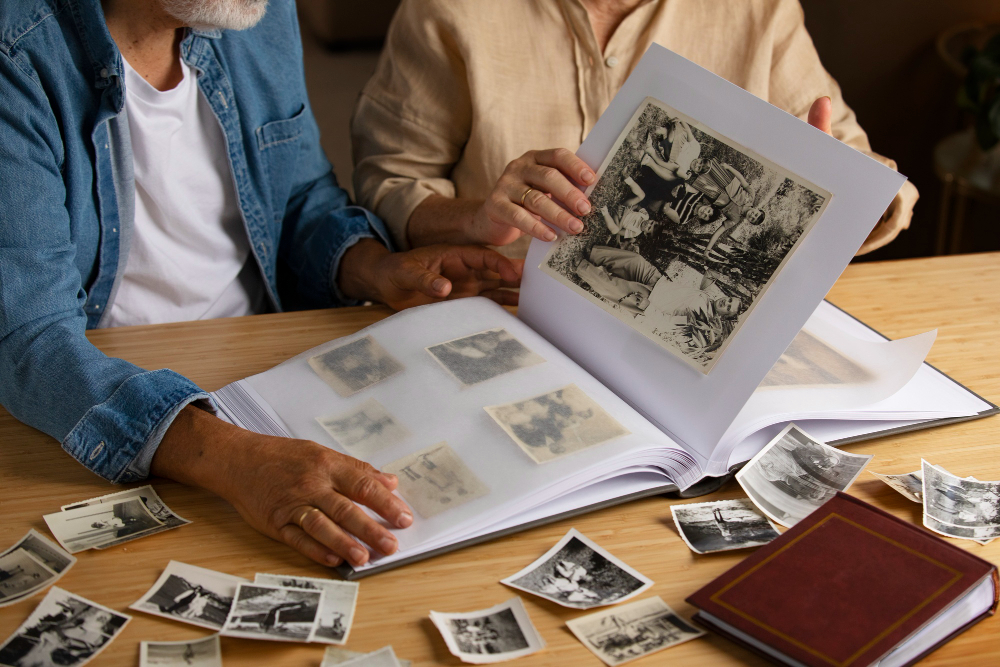 faded old photographs