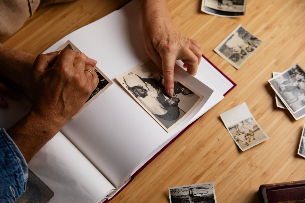 faded old photographs