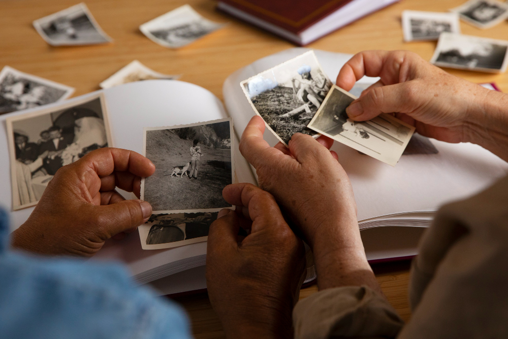 faded old photographs