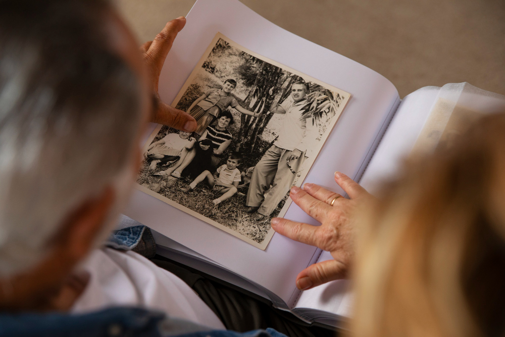 faded old photographs