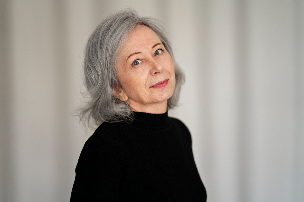 grey hair