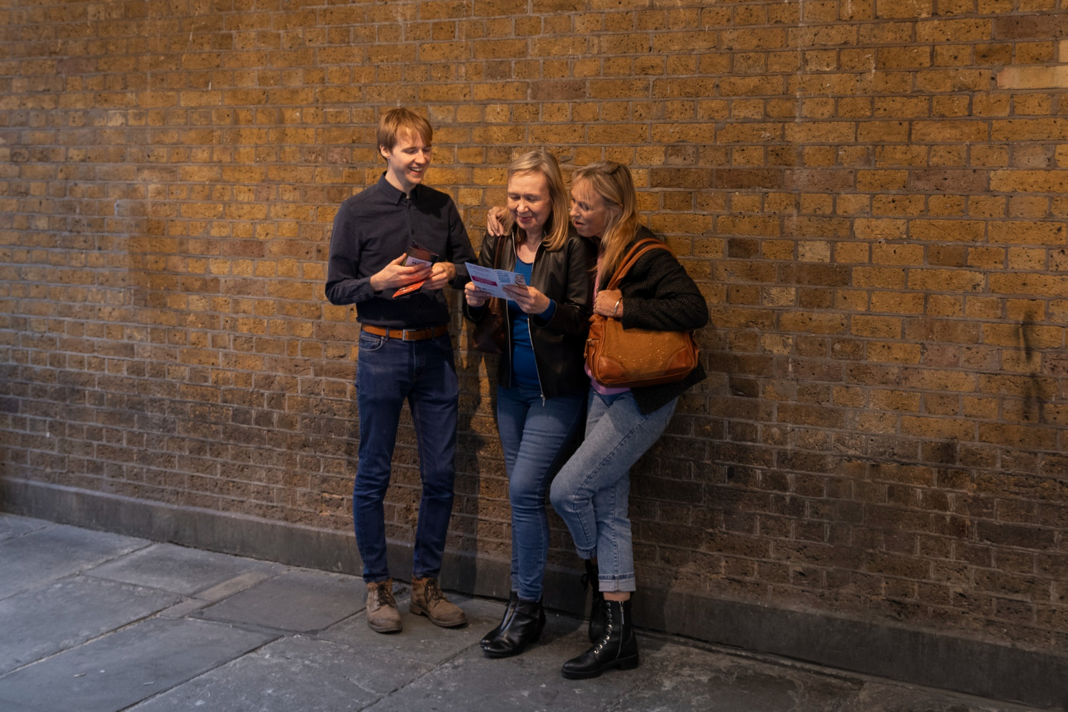 people talking