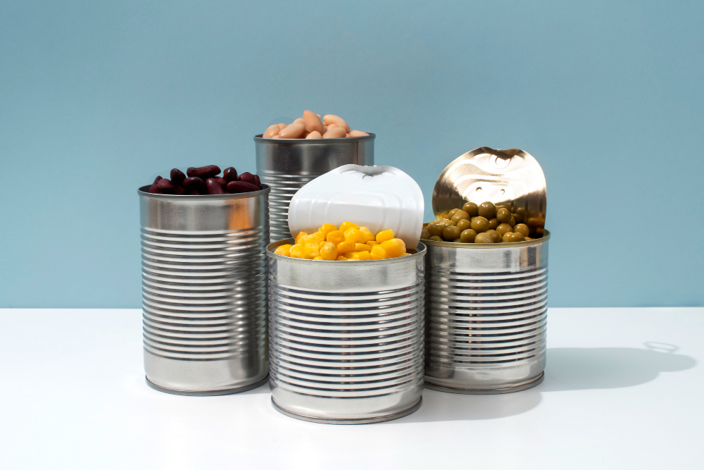 tin cans food