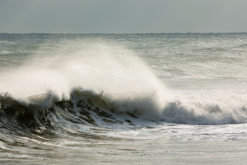 rough sea waves wind