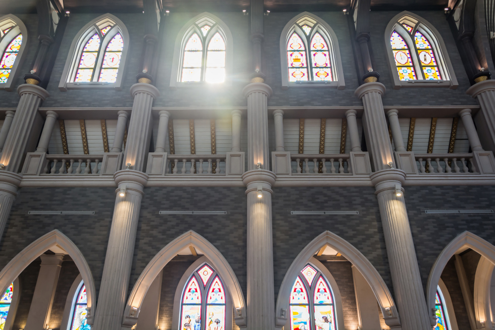 stained glass window
