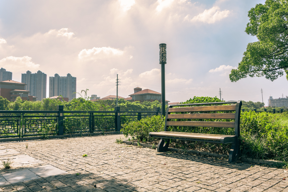 public park bench