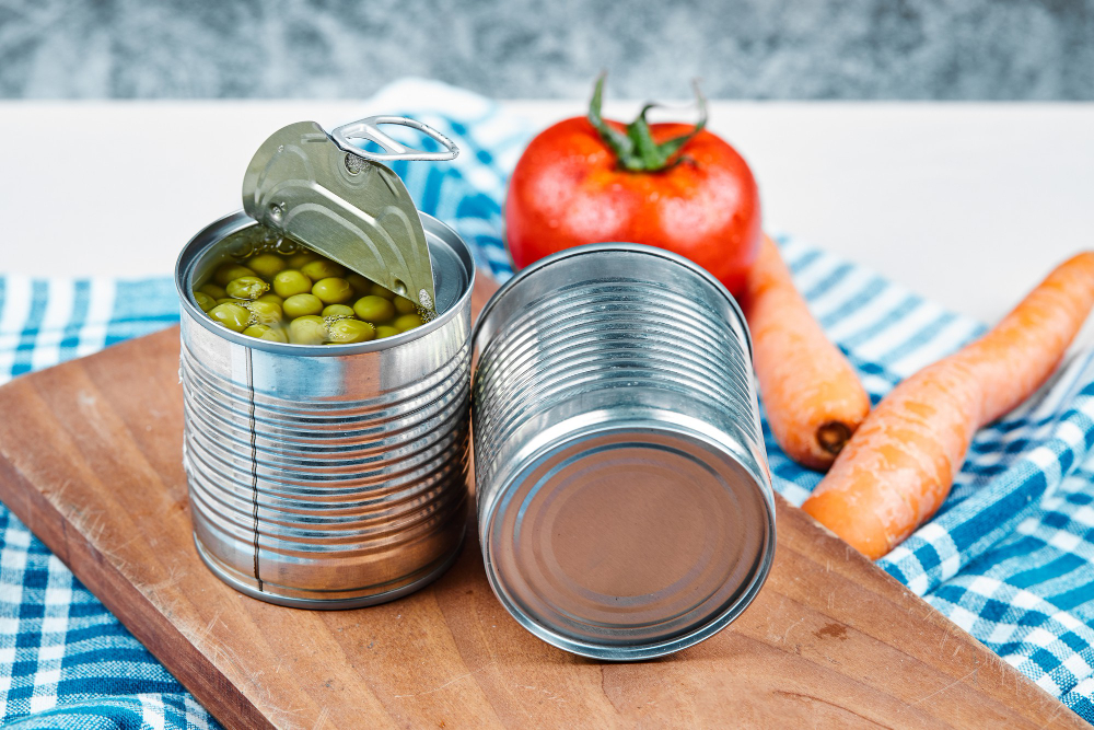 tin cans food