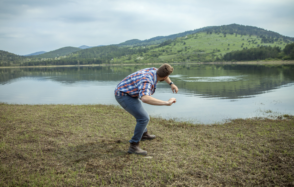 person throwing