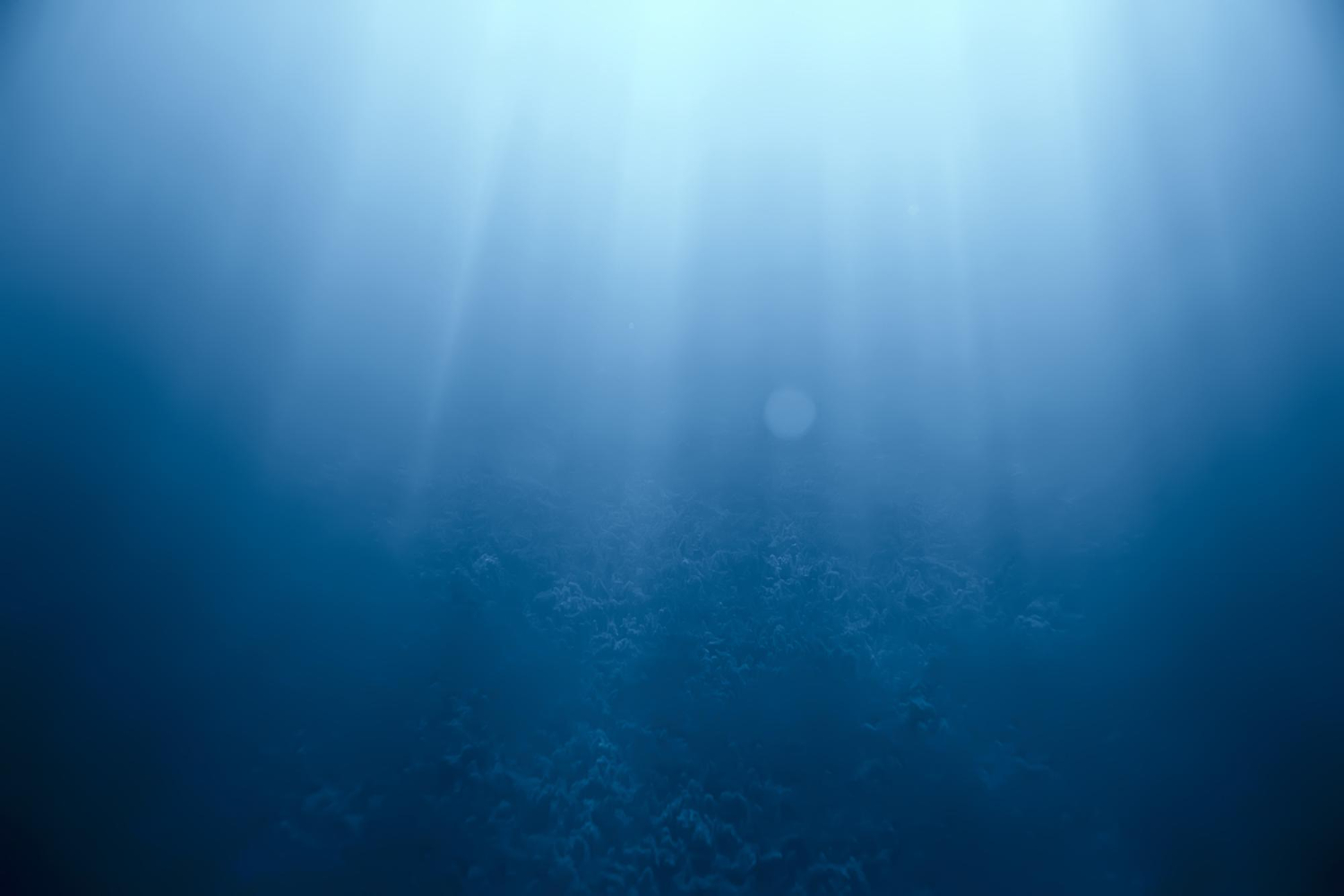 deep blue ocean