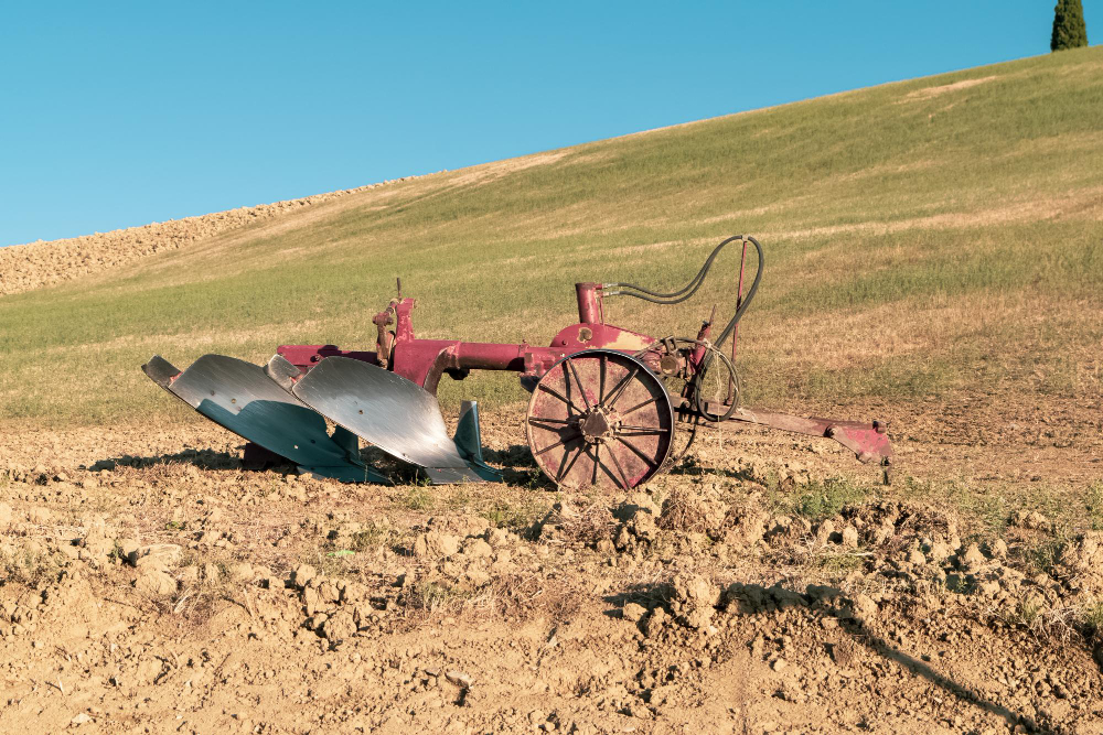 old plough agricultural