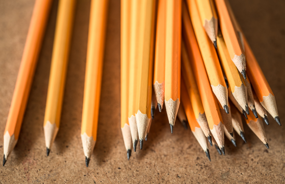pencils wooden