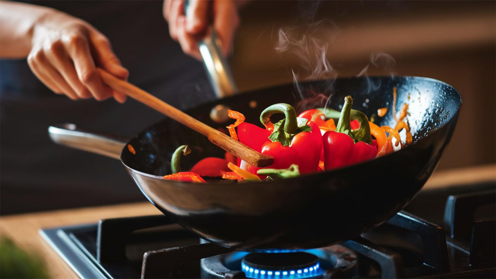 vegetables cooking