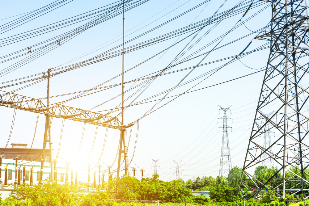 electricity pylon transmission