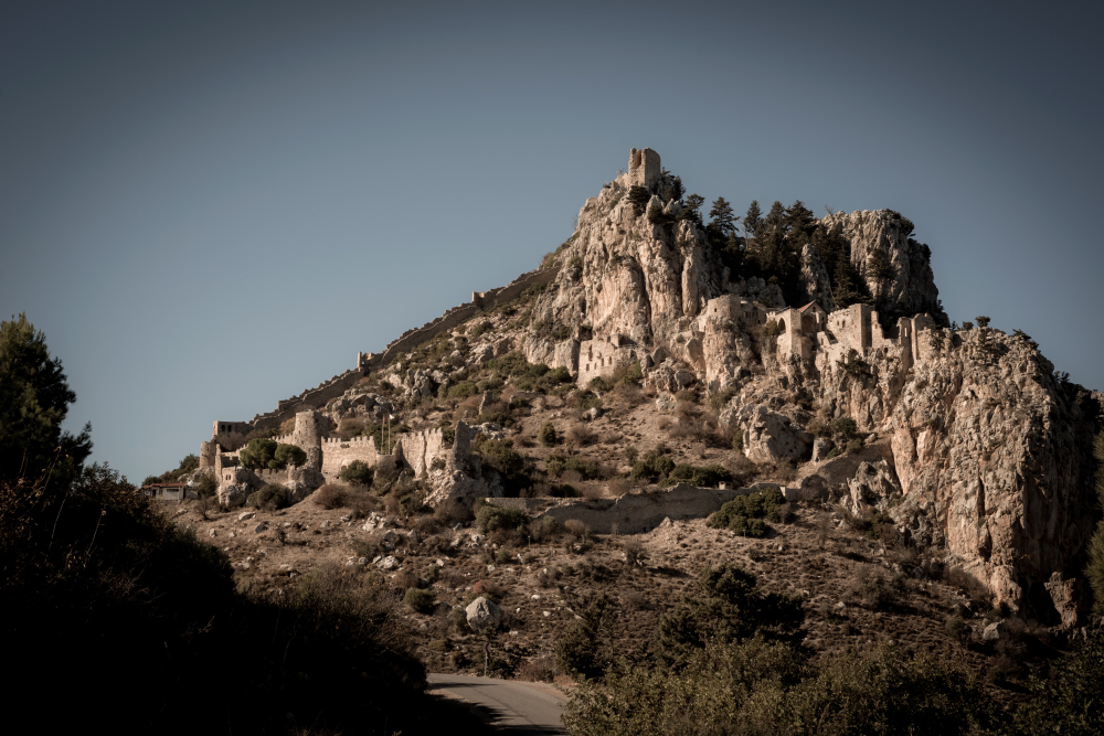 Hilltop boulders