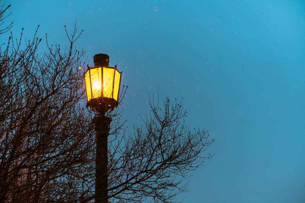 old street lamp