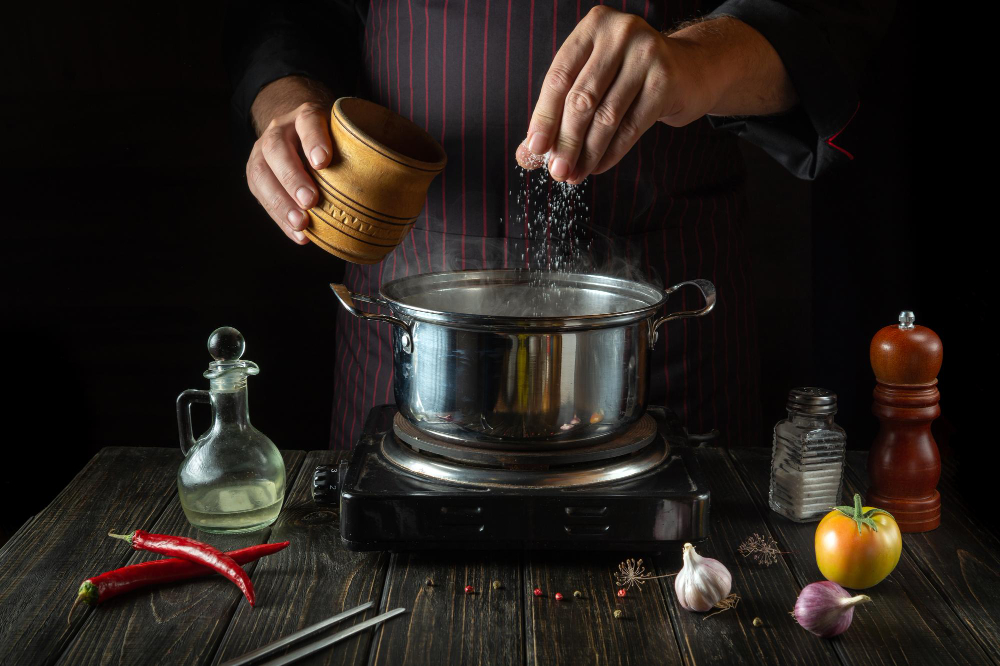 vegetables cooking