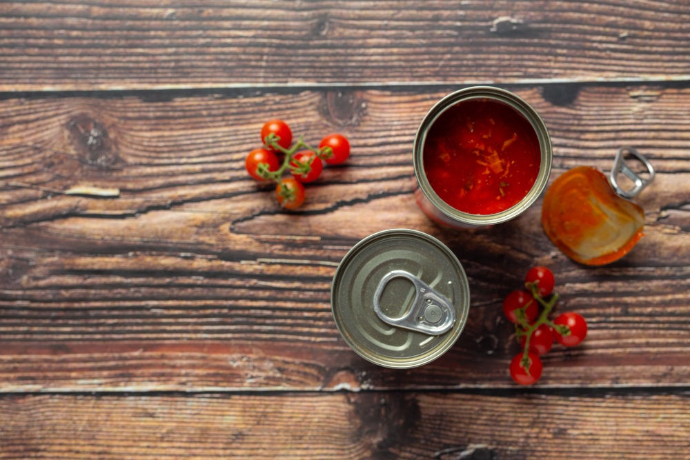tin cans food