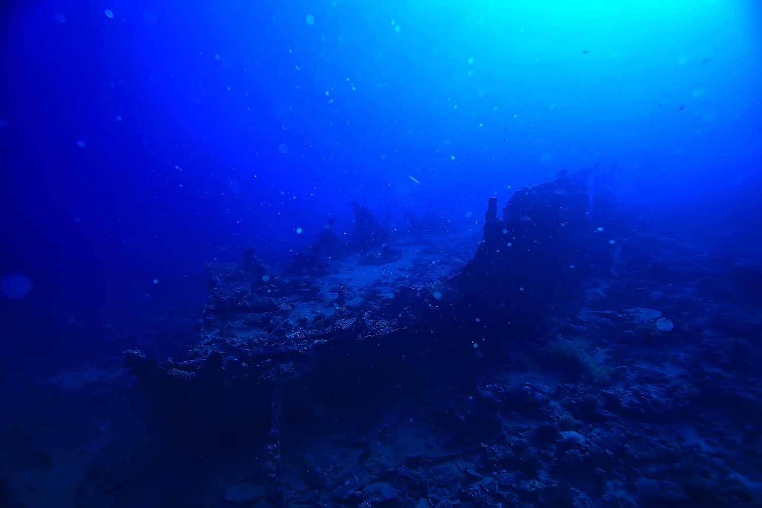 deep blue ocean