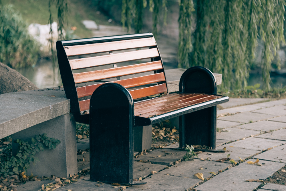 public park bench