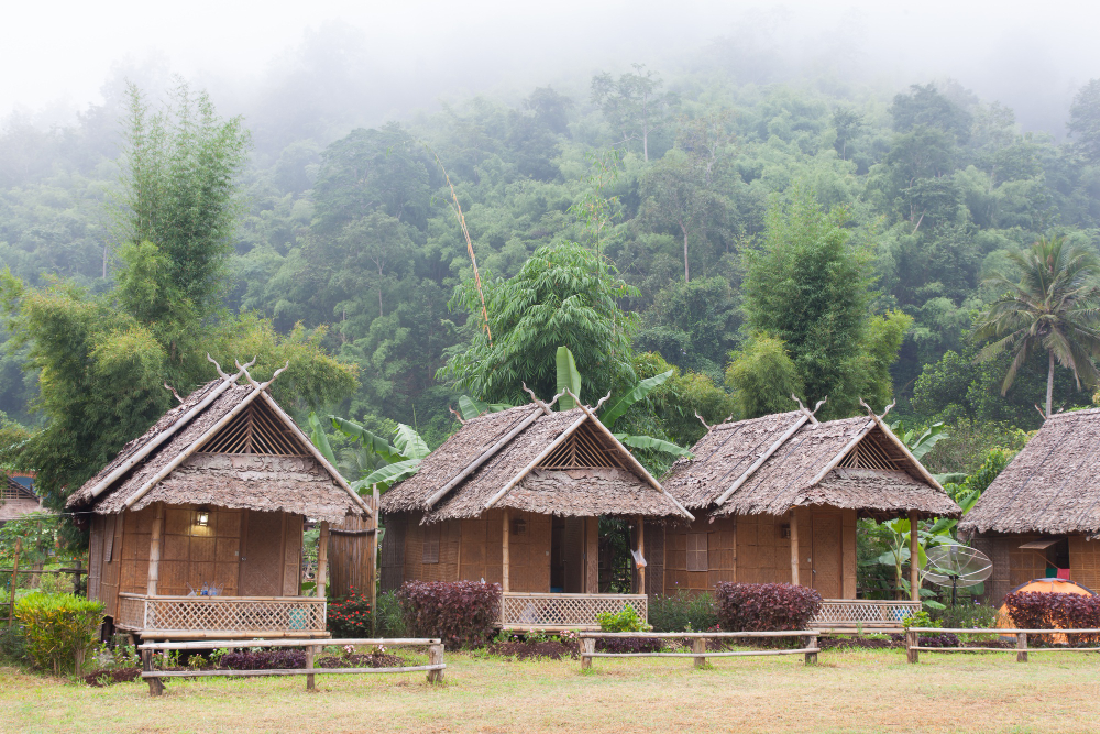 thatched roof